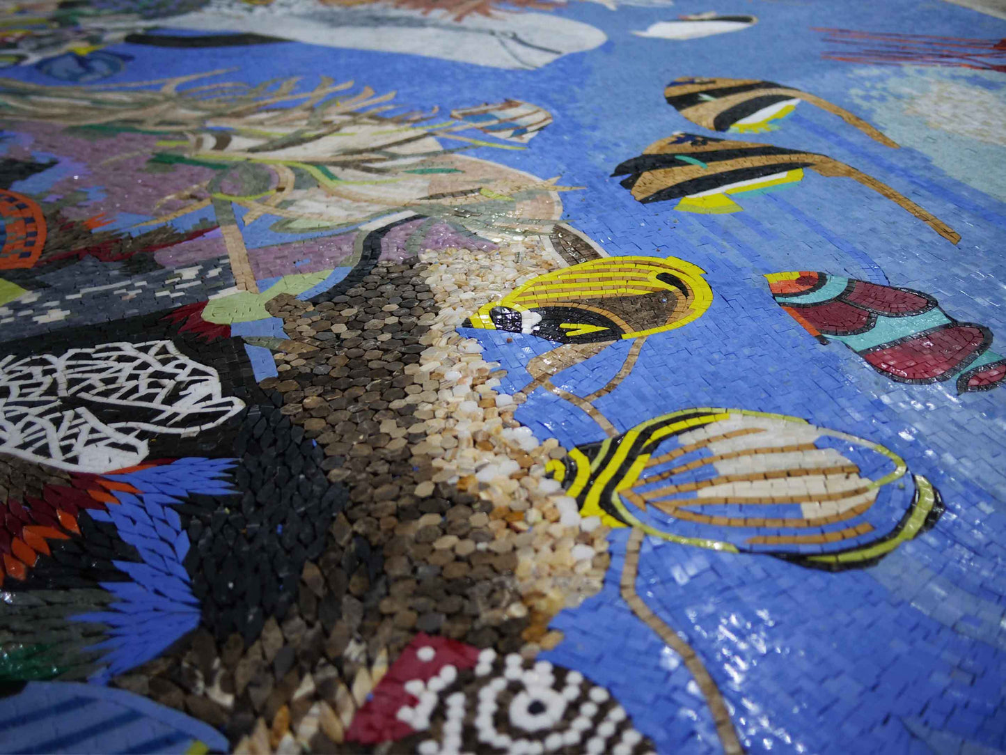 Marine Life Creatures Tile Art