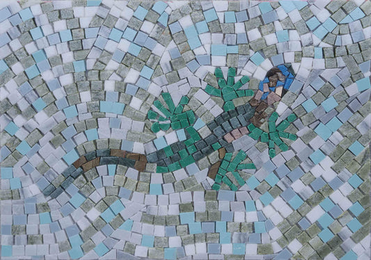 Pastel Mosaic Artwork - Lizzie