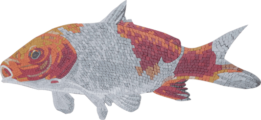 Snapper Fish Mosaic Artwork