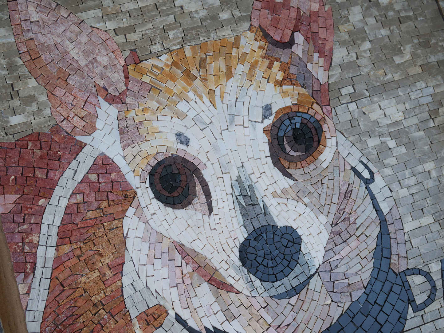 Chihuahua Dog Mosaic Mural