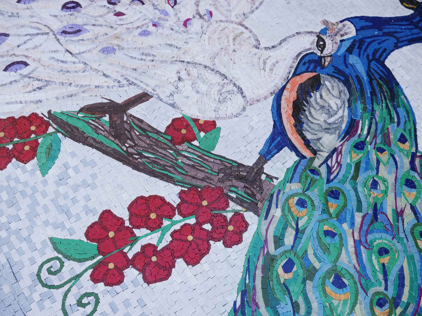Peacock Couple - Mosaic Design