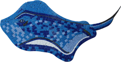 Stringray Fish - Mosaic Art