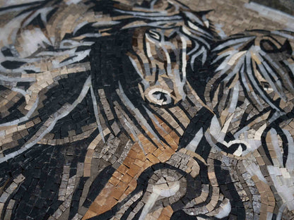 Mosaic Art - Horse Race
