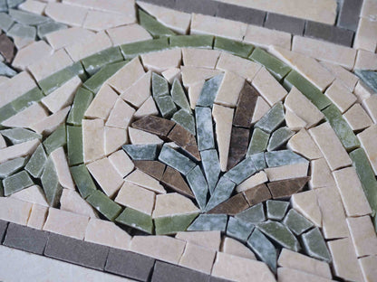 Mosaic Border - The Green Leaves