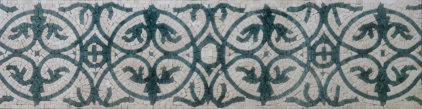 Artistic Mosaic Pattern Border