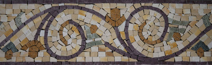 Spring's Delicacy Floral Mosaic Border