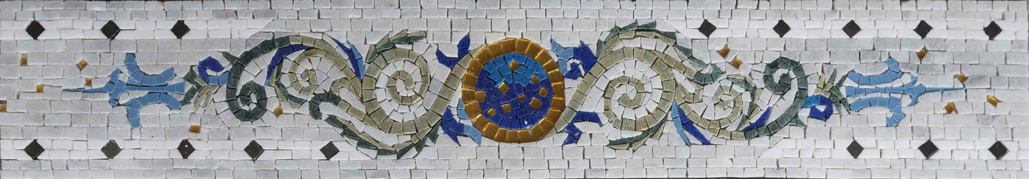 Floral Mosaic Border