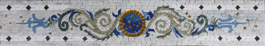 Floral Mosaic Border