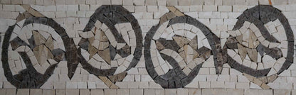 Patterned Floral Art - Border Mosaic