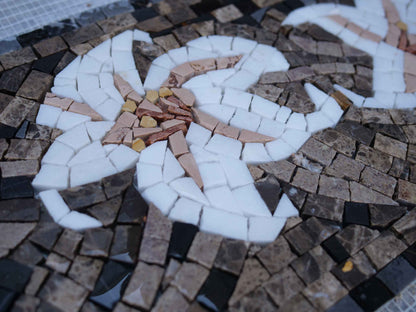 Flower Strip Mosaic Art
