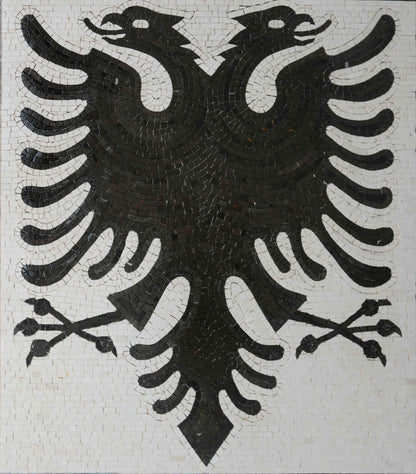 Custom Marble Logo - The Albanian Eagle