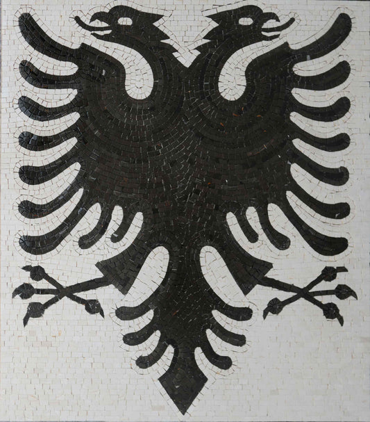 Custom Marble Logo - The Albanian Eagle