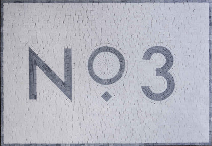 Mosaic House Number