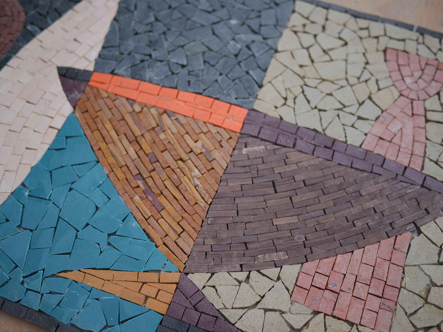 Fluid Vases - Abstract Mosaic Artwork