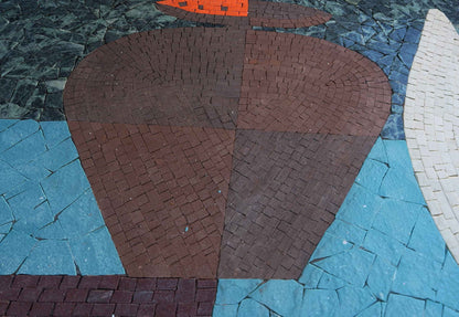 Fluid Vases I - Abstract Mosaic Artwork