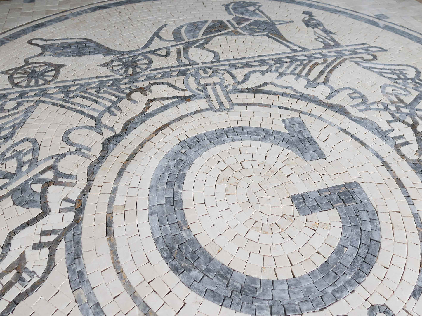 Hermes Inspired Custom Mosaic Logo