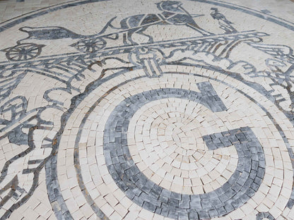Hermes Inspired Custom Mosaic Logo