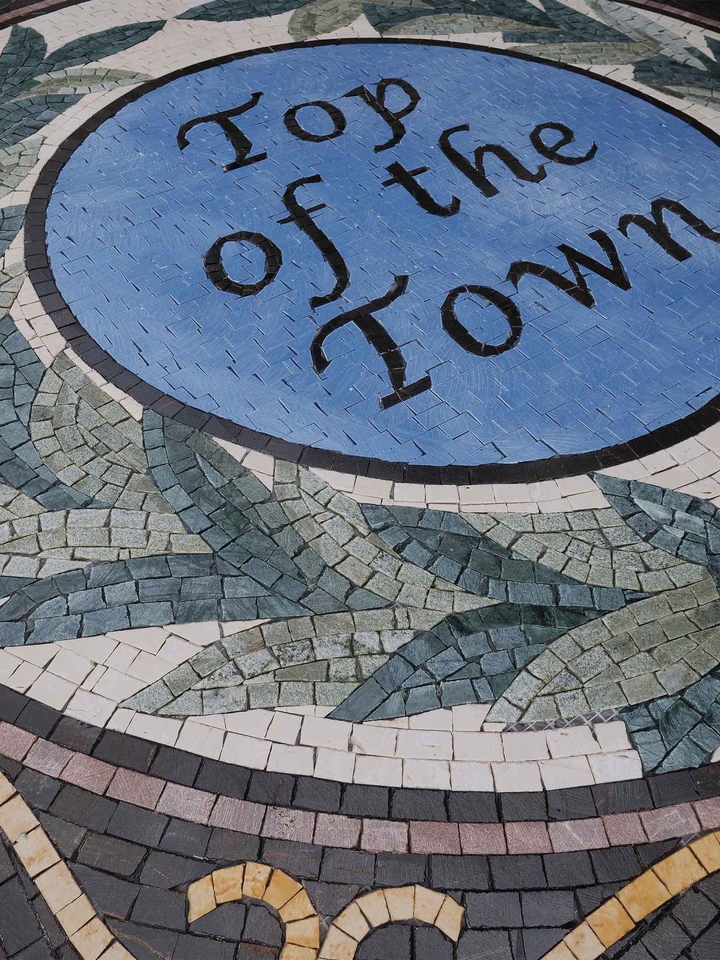 Custom Floral Design Mosaic Wall Art