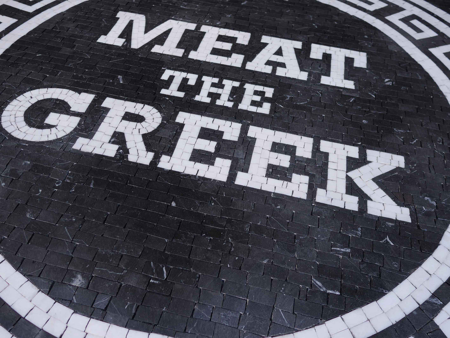 Custom Roman Border Mosaic Art