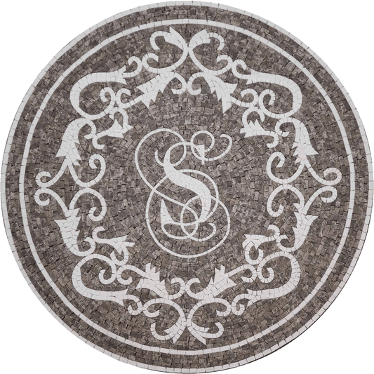 S Letter Mosaic Art Sign