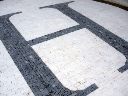 Letter H Mosaic Artwork