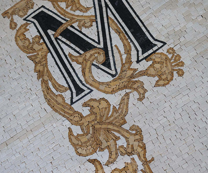 Mosaic Monogram - M