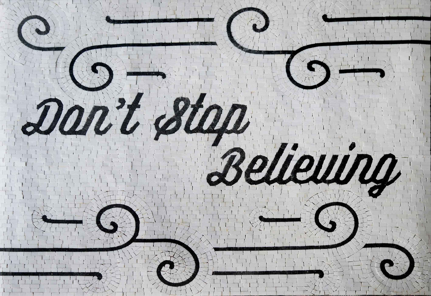 Believe - Contemporary Mosaic Wall Art