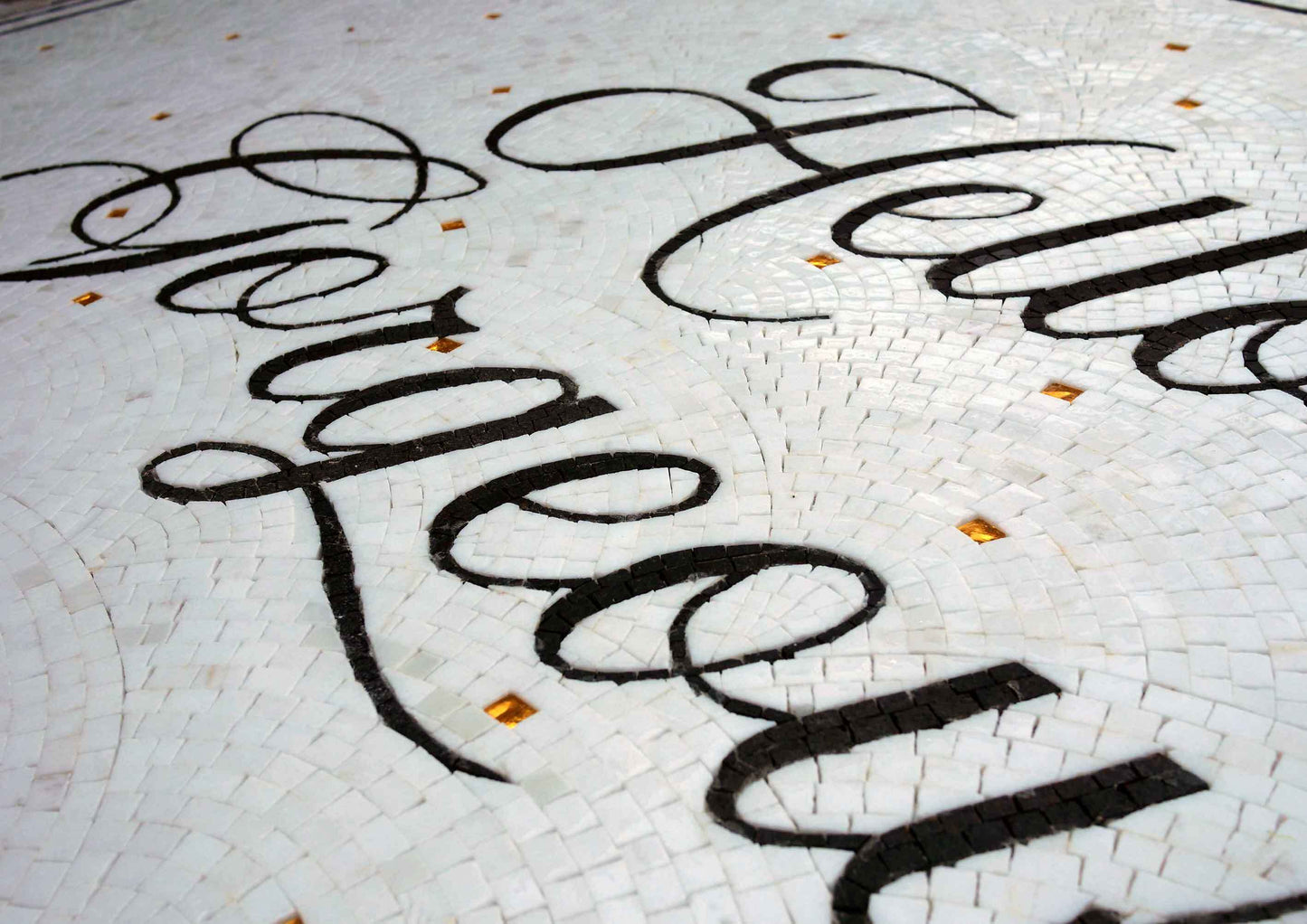 Hello Gorgeous Mosaic Sign