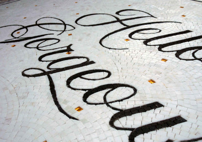 Hello Gorgeous Mosaic Sign