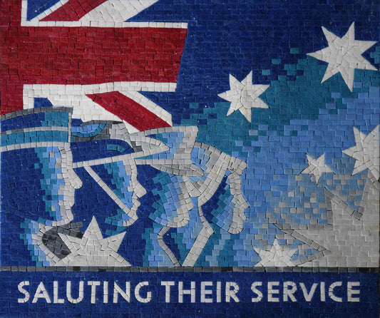 UK Army Service Salute Mosaic