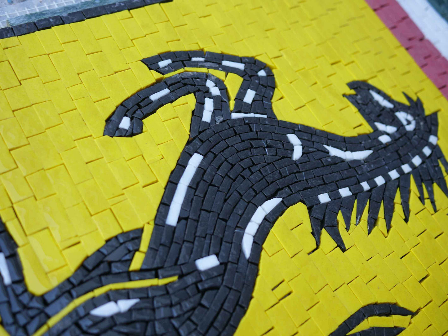 Ferrari Mosaic Logo Design