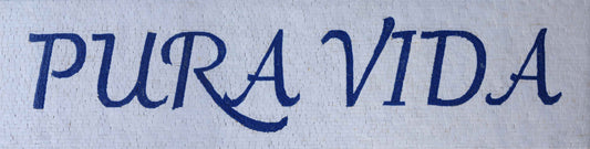 Pura Vida Mosaic Sign