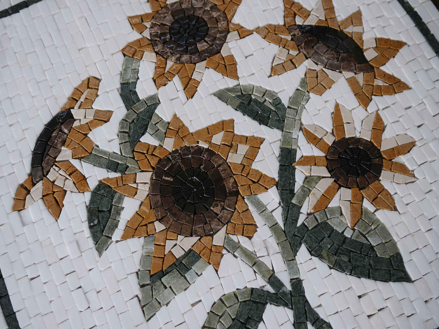 Sunflower Mosaic Tile