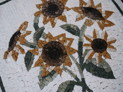 Sunflower Mosaic Tile