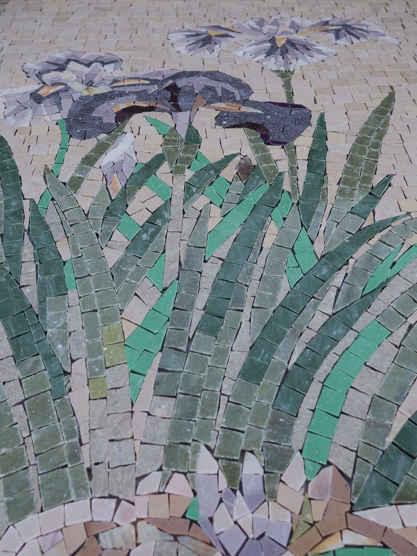 Lily of the Nile - Mosaic Artwork