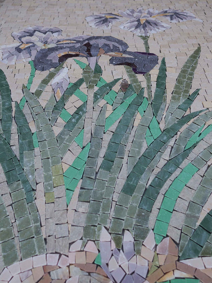 Lily of the Nile - Mosaic Artwork