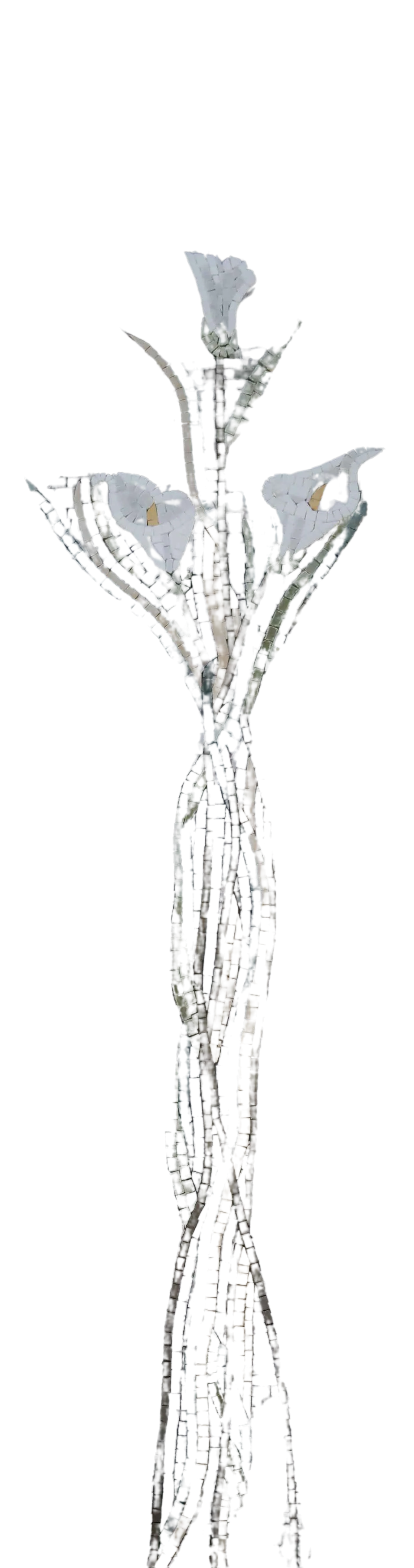 Flower Mosaic Design - Calla Lily Flowers