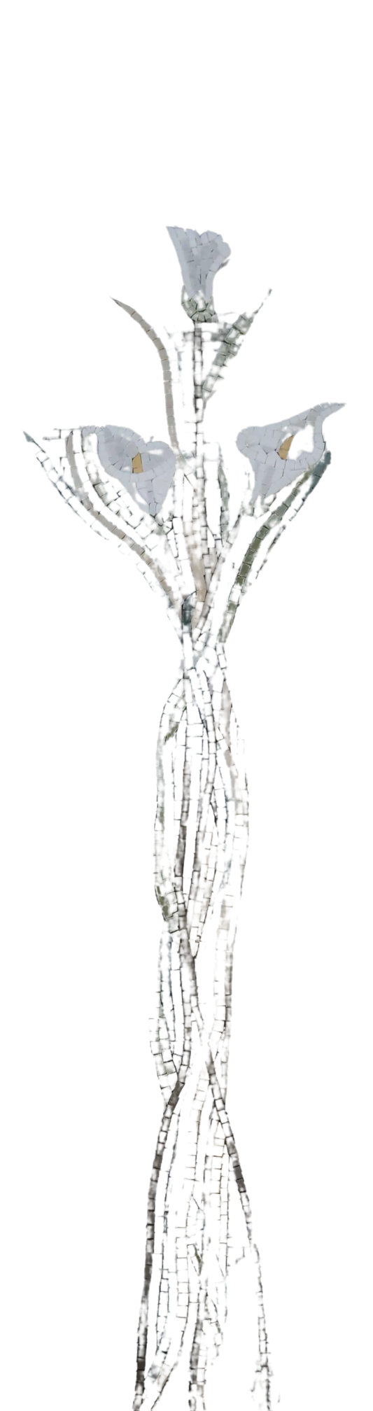 Flower Mosaic Design - Calla Lily Flowers