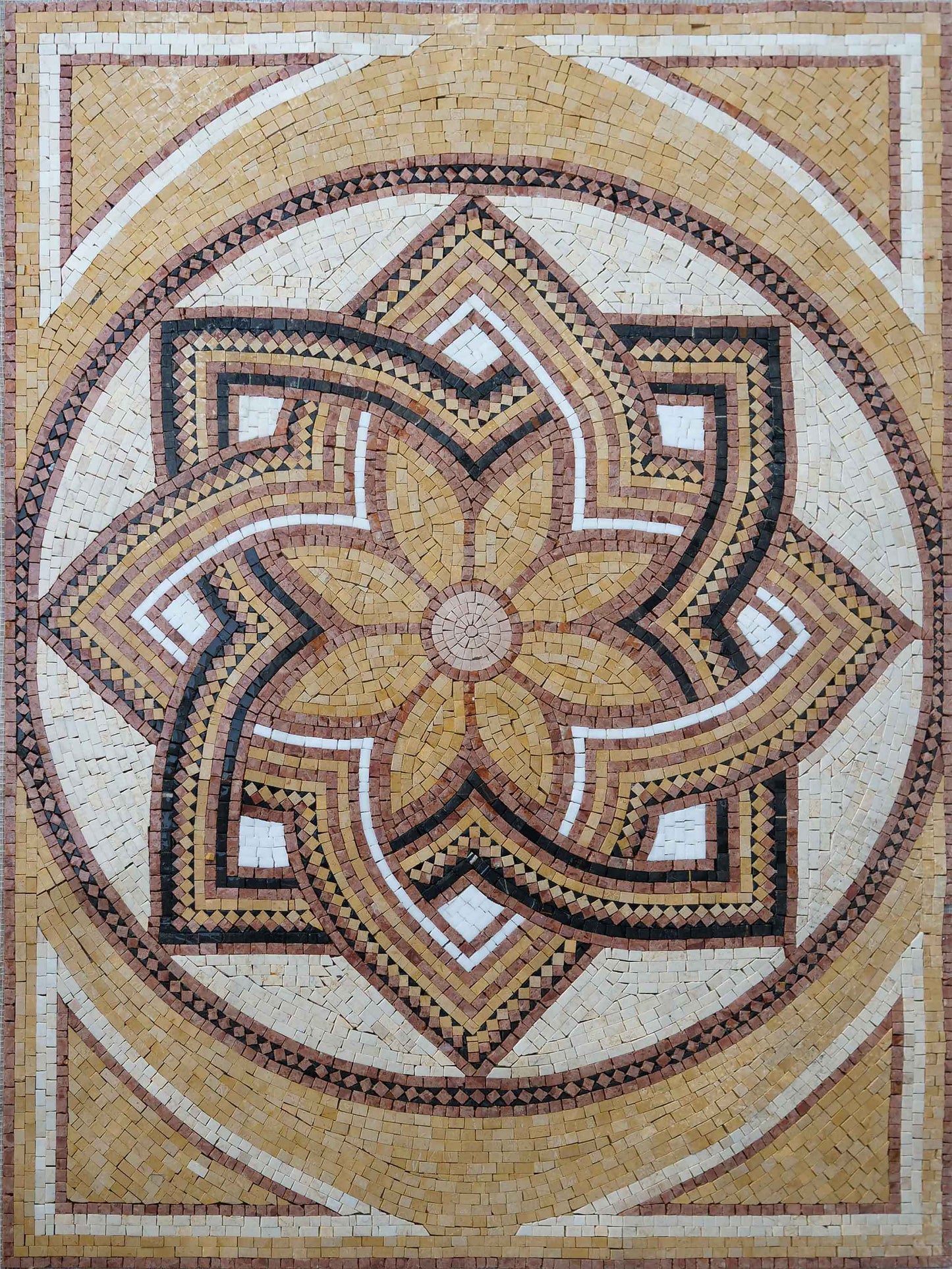 Patterned Rug - Mosaic Style