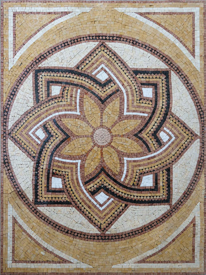 Patterned Rug - Mosaic Style