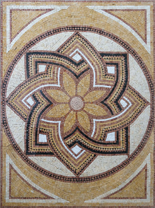 Patterned Rug - Mosaic Style