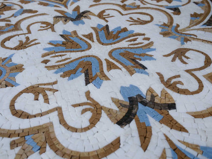 Geometric Mosaic - Flowers & Circles