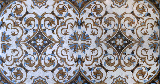 Geometric Mosaic - Flowers & Circles