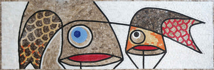 Artistic Fish - Abstract Mosaic
