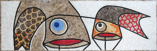 Artistic Fish - Abstract Mosaic