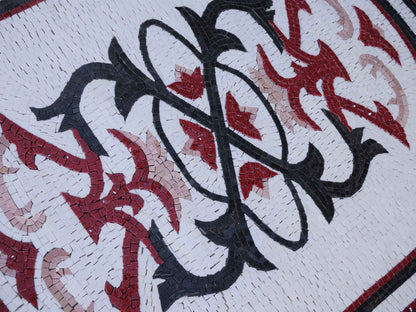 Floral Patterned Geometric - Mosaic Art