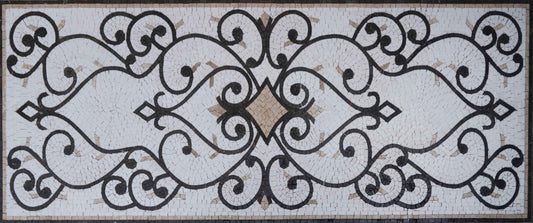 Rectangular Mosaic Rug - Veda