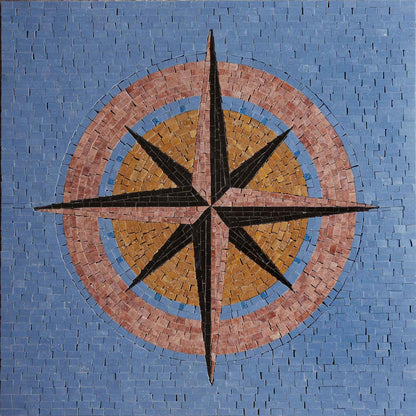 Rani - Compass Mosaic Artwork