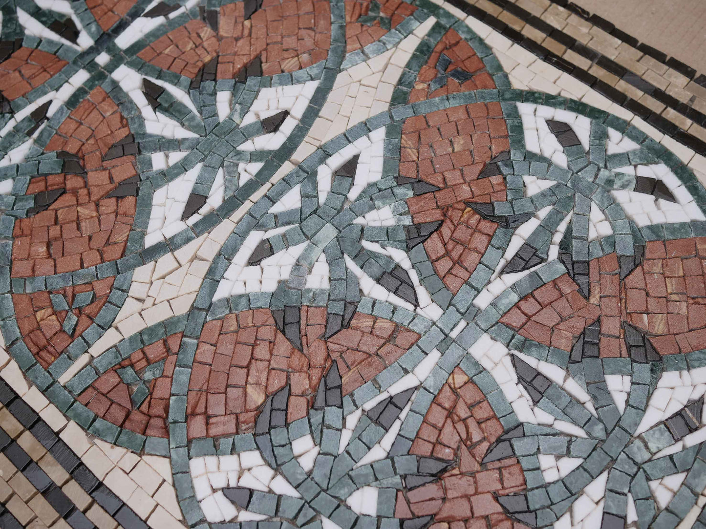 Geometric Rectangular Rug - Mosaic Artwork