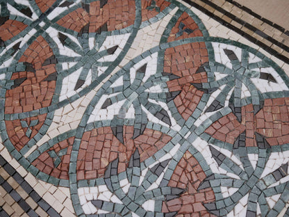 Geometric Rectangular Rug - Mosaic Artwork